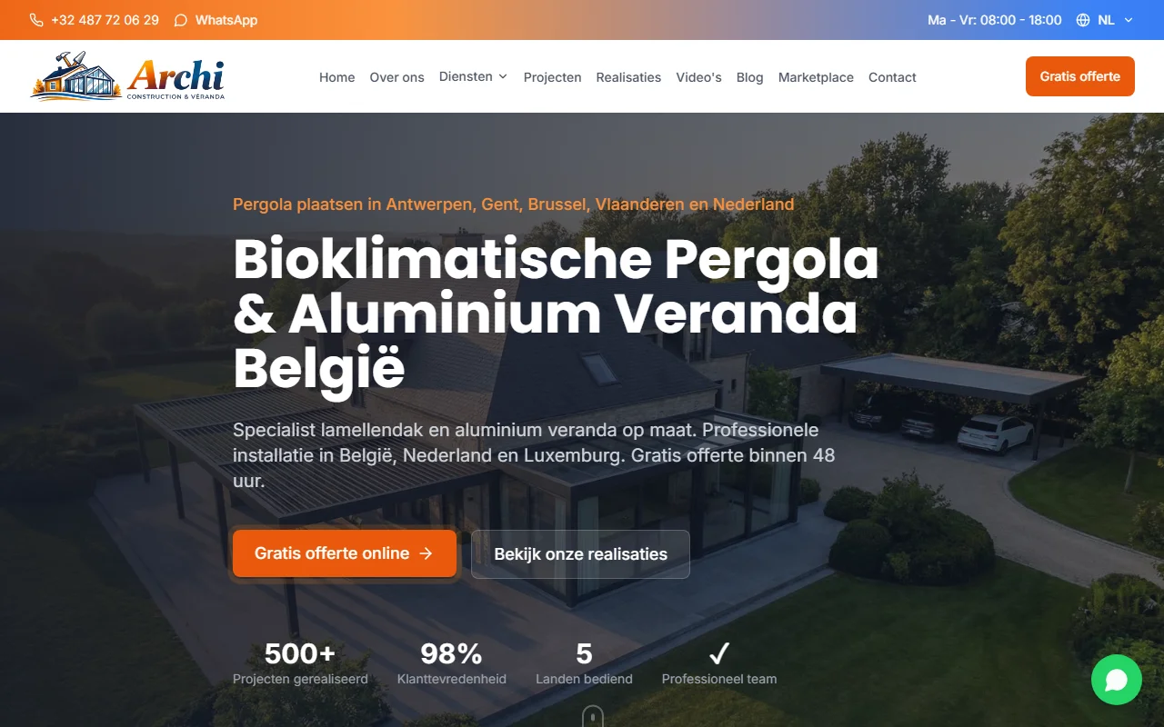ARCHI CONSTRUCTION — web project by DMC Kreatif