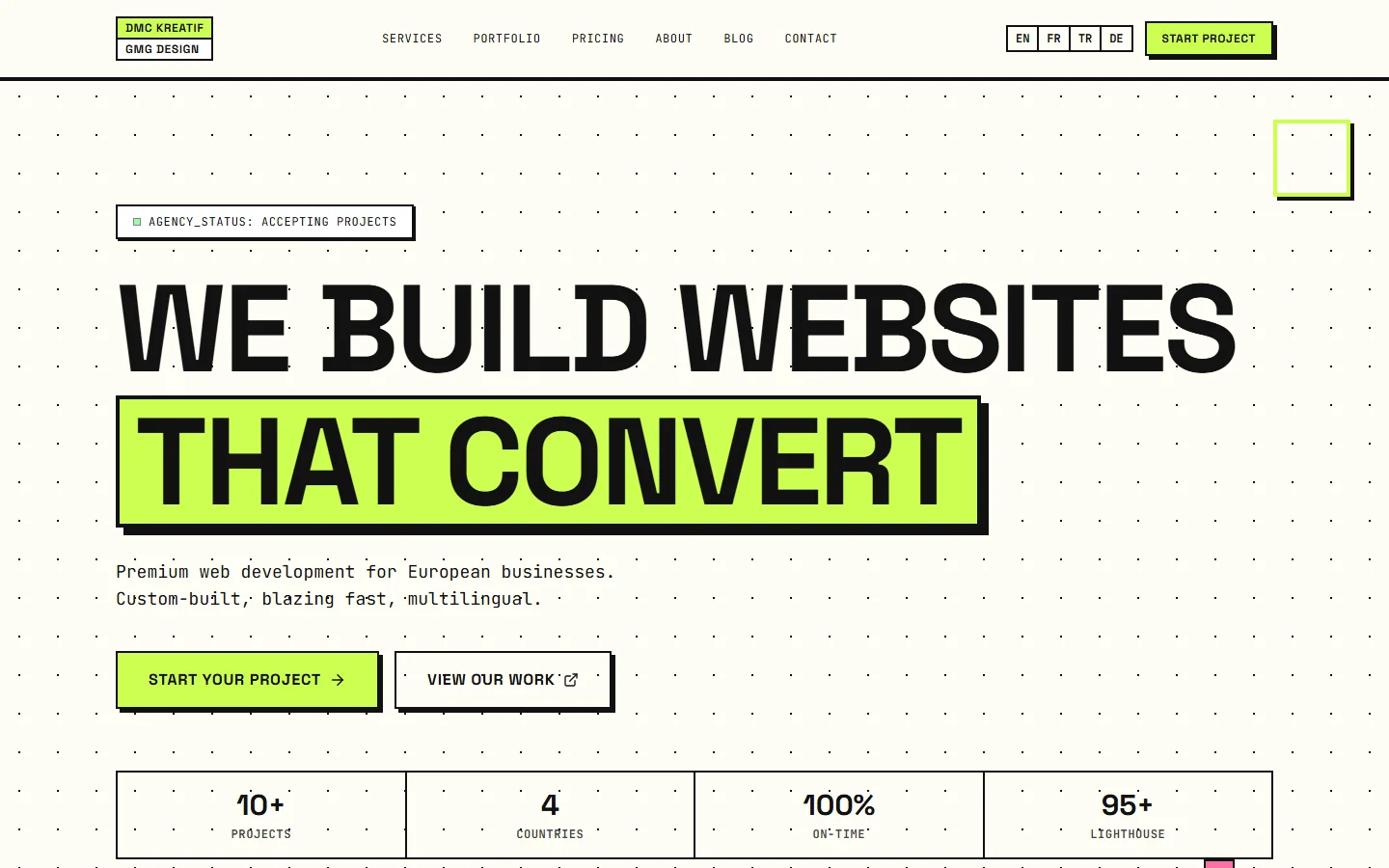 GMG DESIGN — web project by DMC Kreatif