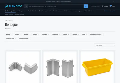 Elan Deco — the Boutique — Elan Deco page on desktop